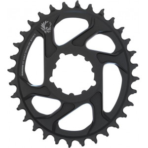 Priekšējā ķēdes riteņa SRAM Eagle X-Sync2 Direct Mount alu Oval 6mm offset 32T black