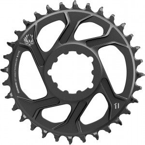 Priekšējā ķēdes riteņa SRAM Eagle X-Sync2 SL Direct Mount alu 6mm offset 36T black