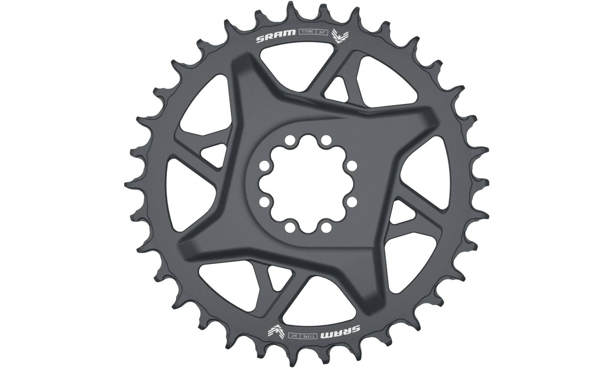 Priekšējā ķēdes riteņa SRAM GX Eagle T-Type D1 Direct Mount 3mm offset 34T grey 