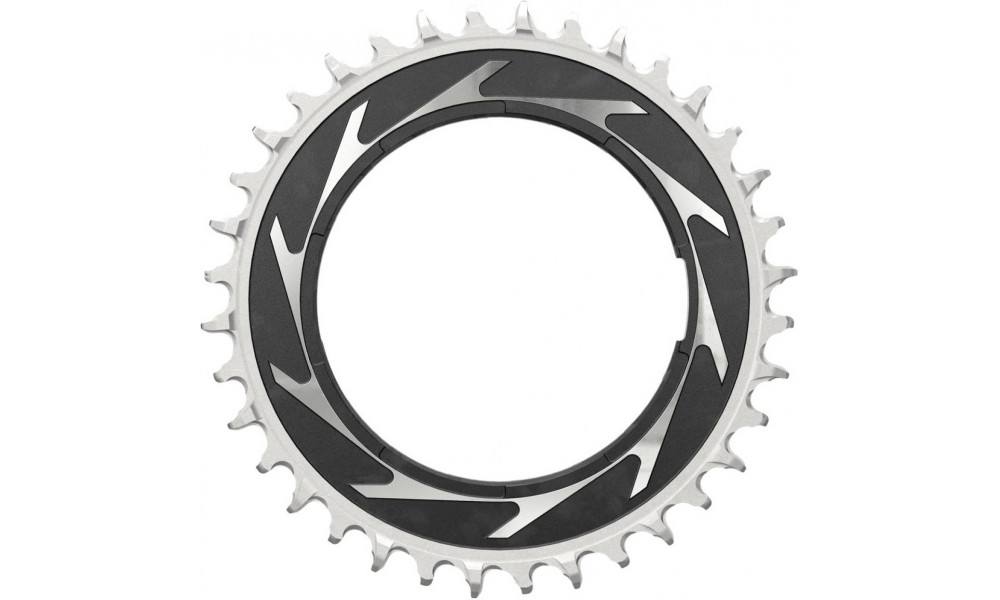 Priekšējā ķēdes riteņa SRAM XX SL Eagle T-Type D1 Thread Mount 0mm offset 36T black-silver 