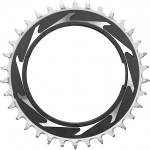 Priekšējā ķēdes riteņa SRAM XX SL Eagle T-Type D1 Thread Mount 3mm offset 34T black-silver