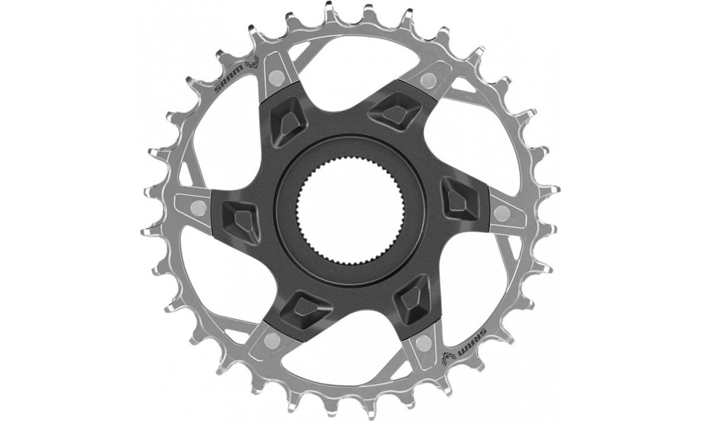 Priekšējā ķēdes riteņa SRAM XX Eagle T-Type Direct Mount Fazua 32T 