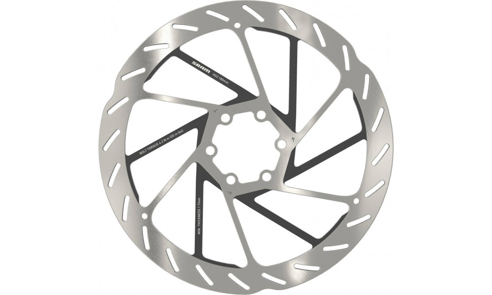 Bremžu disks SRAM HS2 Rounded 180mm 6-bolt 