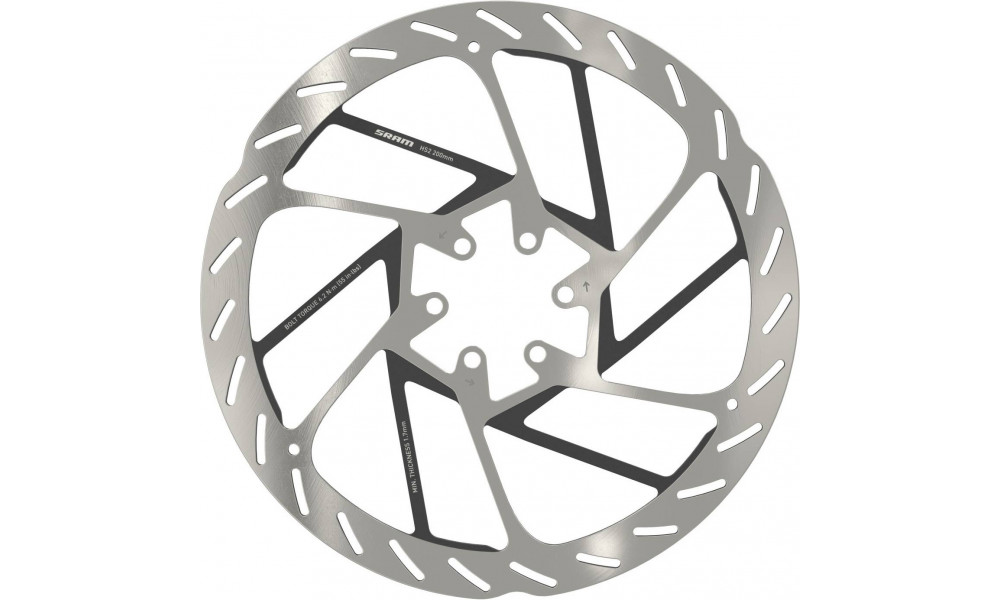 Bremžu disks SRAM HS2 Rounded 200mm 6-bolt 