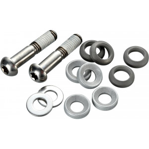 Disku bremžu suportu stiprinājuma skrūves SRAM stainless T25 flat mount 5mm (pāri)