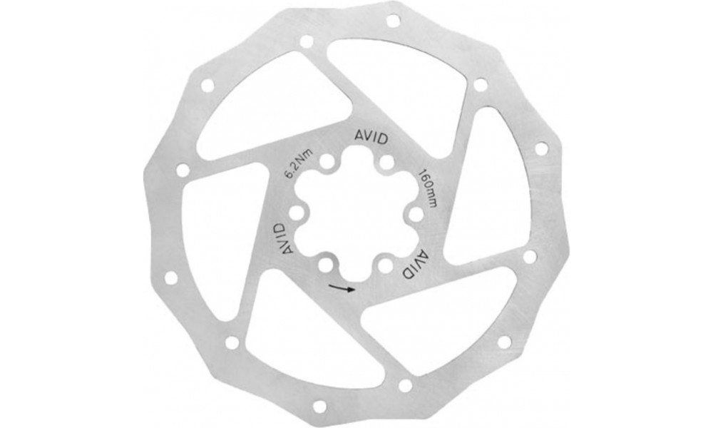 Disku bremžu adapteris priekšējās Avid Boxxer 185mm 