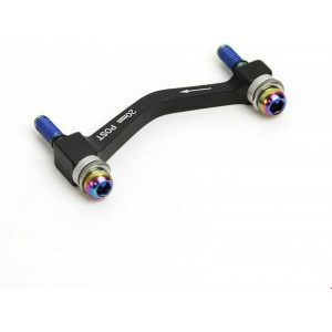 Disku bremžu adapteris SRAM Post Mount front 180mm/rear 160mm with stainless steel rainbow bolts 20mm CPS+standard