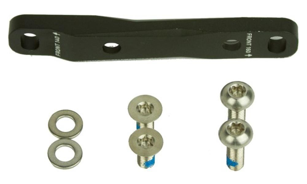 Disku bremžu adapteris priekšējās SRAM Flat Mount 140mm/160mm with stainless steel bolts 0mm/20mm 