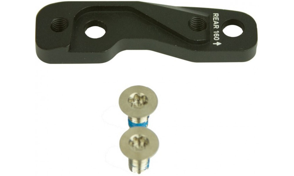 Disku bremžu adapteris aizmugurējās SRAM Flat Mount 160mm with stainless steel bolts /20mm 