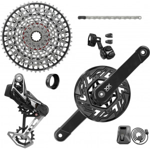 Grupas transmisijas daļu komplekts SRAM XX Eagle T-Type AXS E-MTB Brose 1x12-speed 165mm 36Tx10-52T