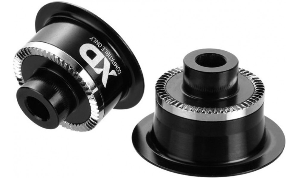 Adapteris SRAM front hub conversion caps for X0/Roam/Rise/Rail 12x100mm thru axle 