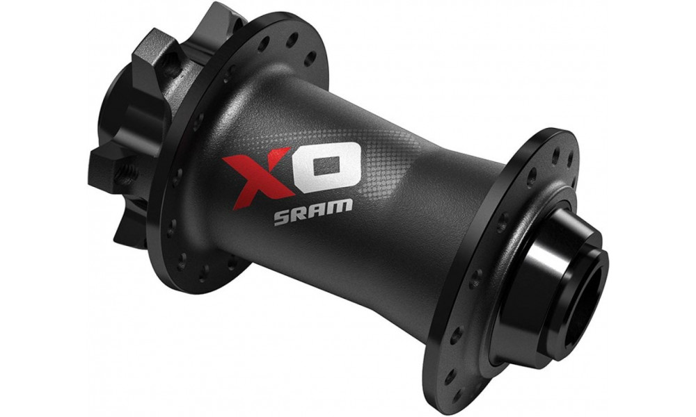 Priekšējā rumba SRAM X0 9/15/20x100mm Disc 6-bolt black-red 