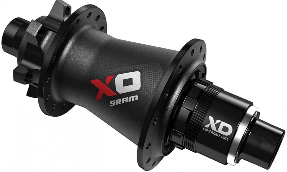 Aizmugurējā rumba SRAM X0 XD 9x135/12x142mm Disc 6-bolt 11/12-speed 