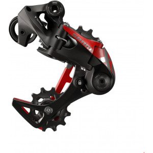 Aizmugurējais pārslēdzējs SRAM X01 DH medium cage 7-speed red