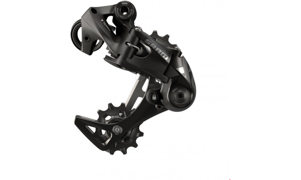 Aizmugurējais pārslēdzējs SRAM X01 DH short cage 7-speed black 