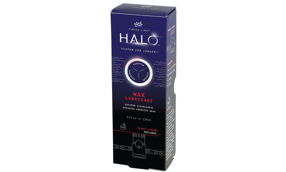 Ķēdes eļļa Finish Line HALO Wax 120ml + Smart Luber - 6