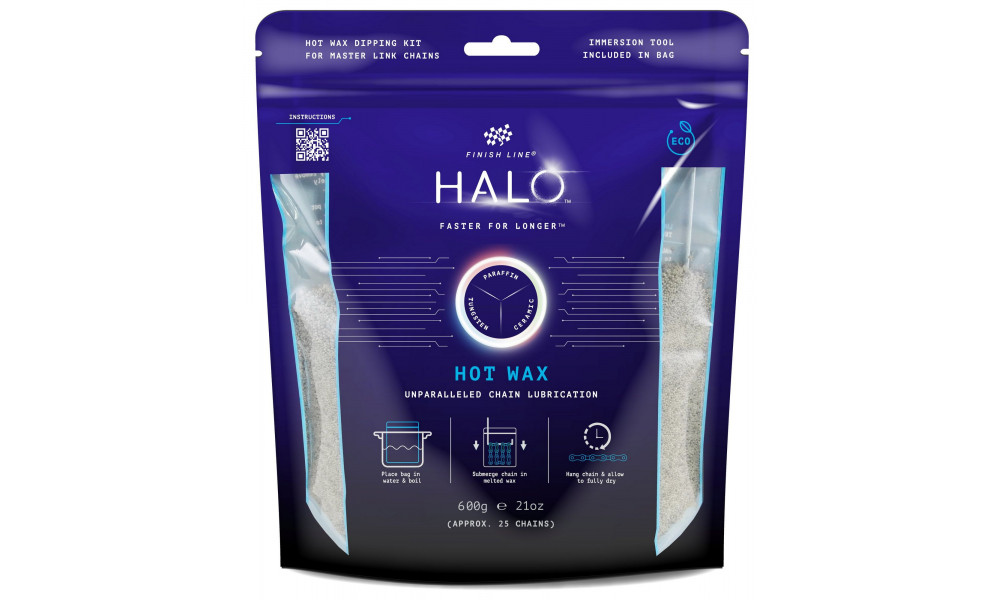 Ķēdes eļļa Finish Line HALO Hot Wax 600g - 1