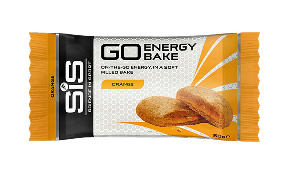 Enerģijas batoniņš SiS Go Energy Bake Orange 50g 