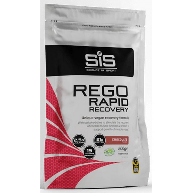 Uztura bagātinātājs pulveris SiS Rego Rapid Recovery Chocolate 500g