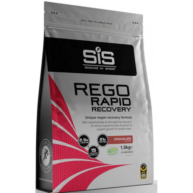 Uztura bagātinātājs pulveris SiS Rego Rapid Recovery Chocolate 1.5kg