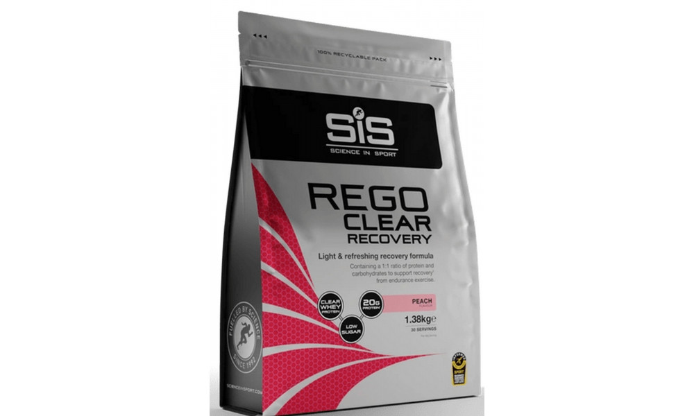 Uztura bagātinātājs pulveris SiS Rego Clear Recovery Peach 1.38g 