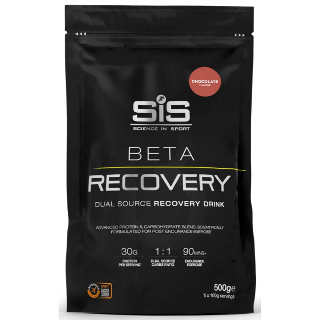 Uztura bagātinātājs pulveris SiS Beta Recovery Chocolate 500g