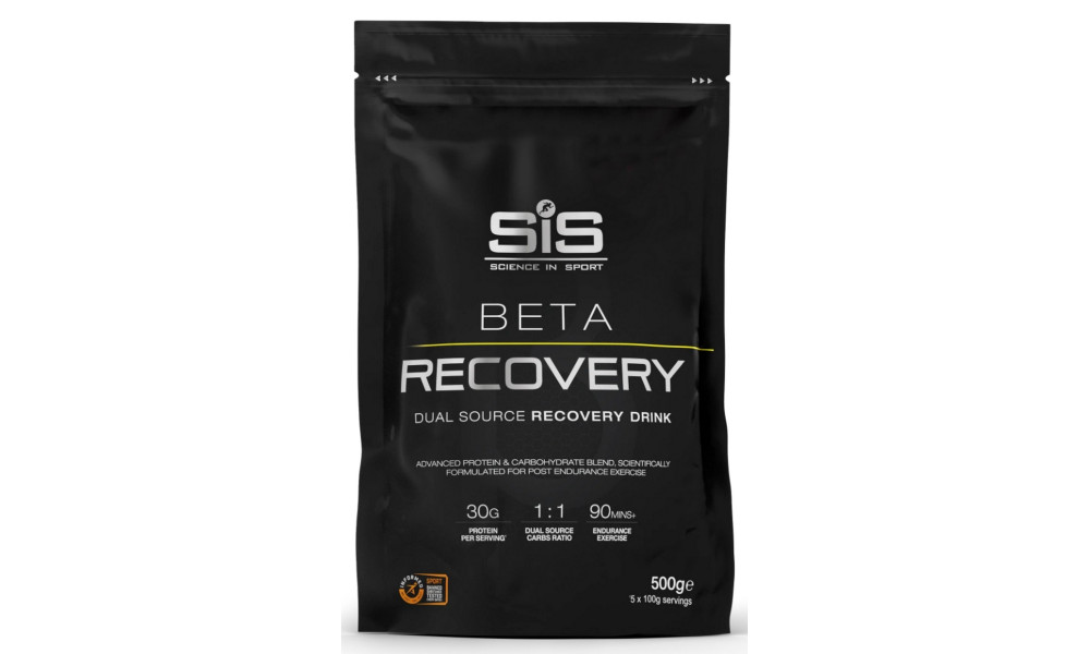 Uztura bagātinātājs pulveris SiS Beta Recovery Vanila 500g 