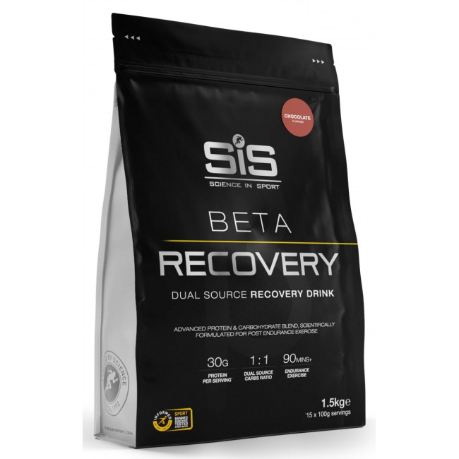 Uztura bagātinātājs pulveris SiS Beta Recovery Chocolate 1.5kg