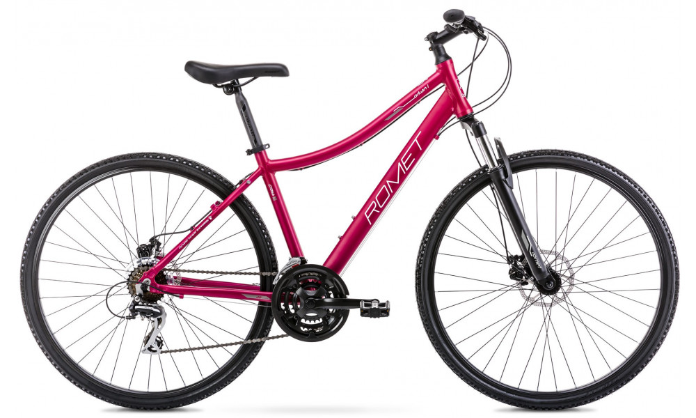 Velosipēds Romet Orkan 1 D 2024 dark pink 