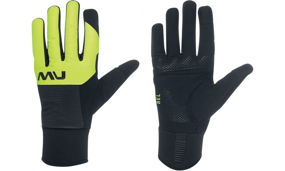 Velo cimdi Northwave Fast Gel black/yellow fluo 