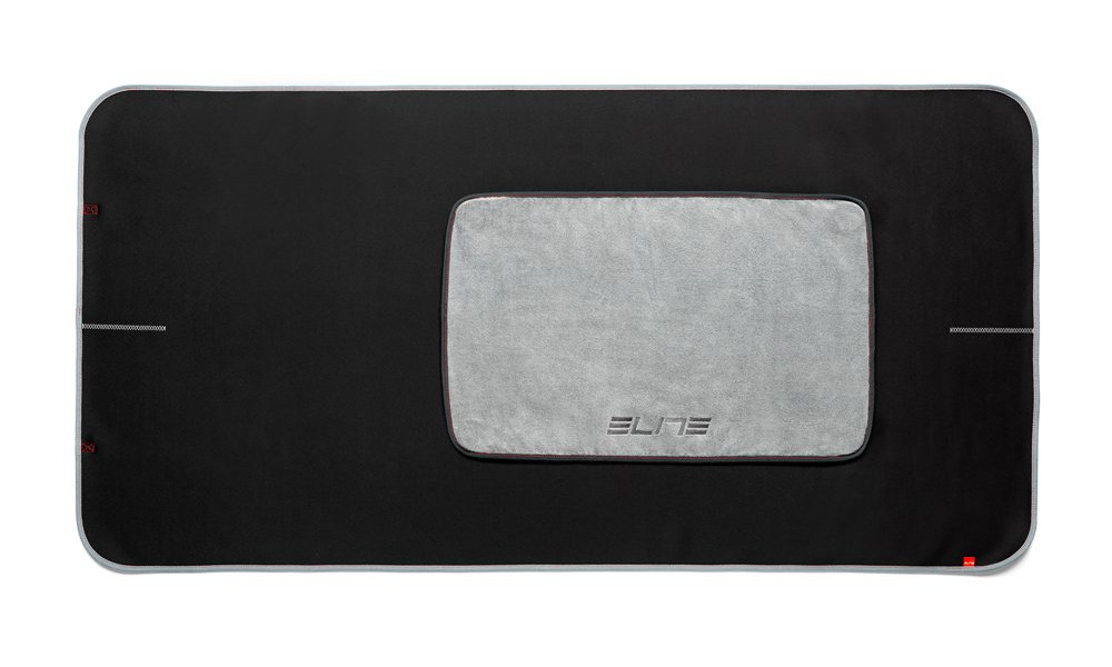 Velotrenažieru paklājs Elite Dry 180x90cm black - 1