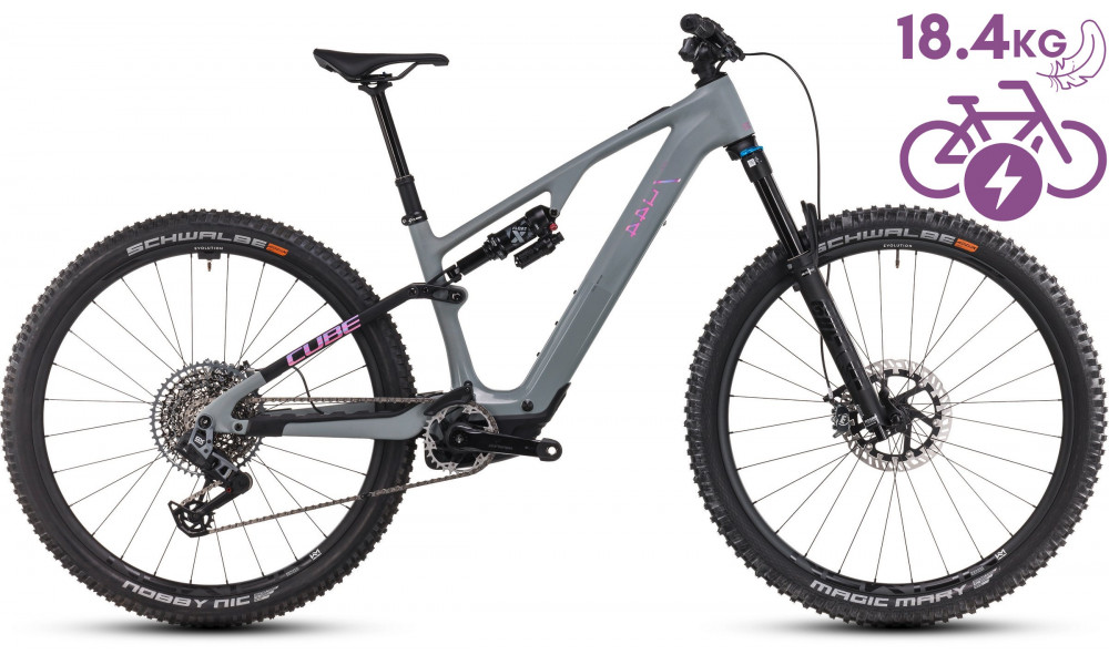 Elektro velosipēds Cube AMS Hybrid ONE44 C:68X TM 400X 29 swampgrey'n'purplereflex 2025 - 1