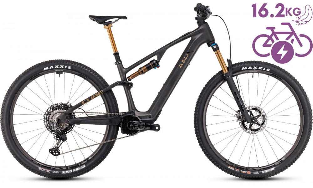 Elektro velosipēds Cube AMS Hybrid ONE44 C:68X SLT 400X 29 carbon'n'golddust 2025 