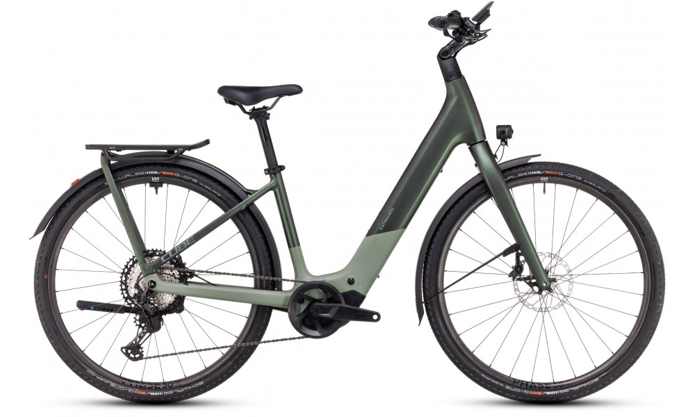 Elektro velosipēds Cube Kathmandu Hybrid C:62 SLT 400X Easy Entry stEllar'n'origanogreen 2025 - 1