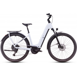 Elektro velosipēds Cube Kathmandu Hybrid ONE 600 Easy Entry polarwhite'n'black 2025