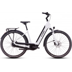 Elektro velosipēds Cube Supreme Hybrid Comfort ONE 500 Easy Entry metallicwhite'n'black 2025