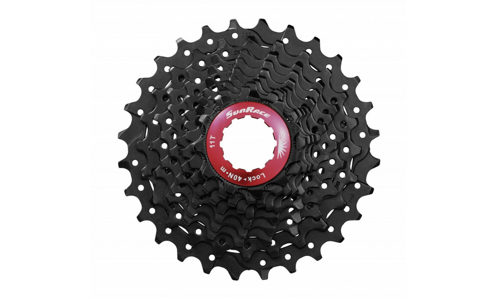 Aizmugurējie zobratu bloks SunRace CSRX0 10-speed black 