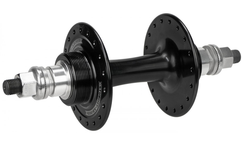 Aizmugurējā rumba Sturmey-Archer HBT30 Alu 1-speed freewheel/fixed black - 1