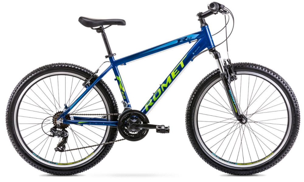 Velosipēds Romet Rambler R6.0 26" 2022 blue-yellow - 11