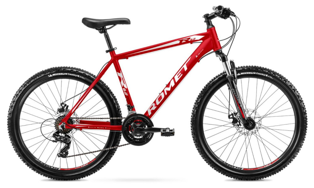 Velosipēds Romet Rambler R6.2 26" 2022 red-white - 1