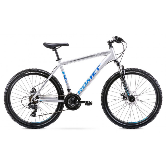 Velosipēds Romet Rambler R6.2 26" 2022 silver-blue