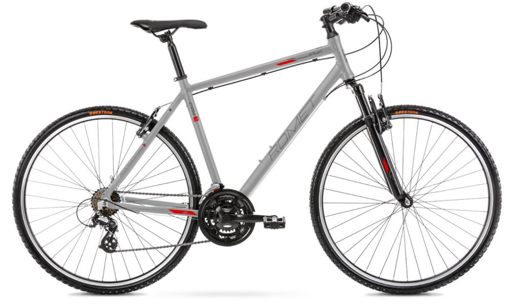 Velosipēds Romet Orkan M 28" 2022 graphite-red 