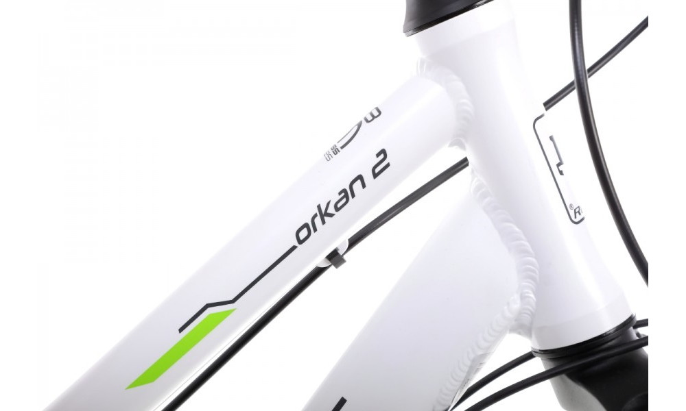 Velosipēds Romet Orkan 2 D 28" 2022 white-green - 5