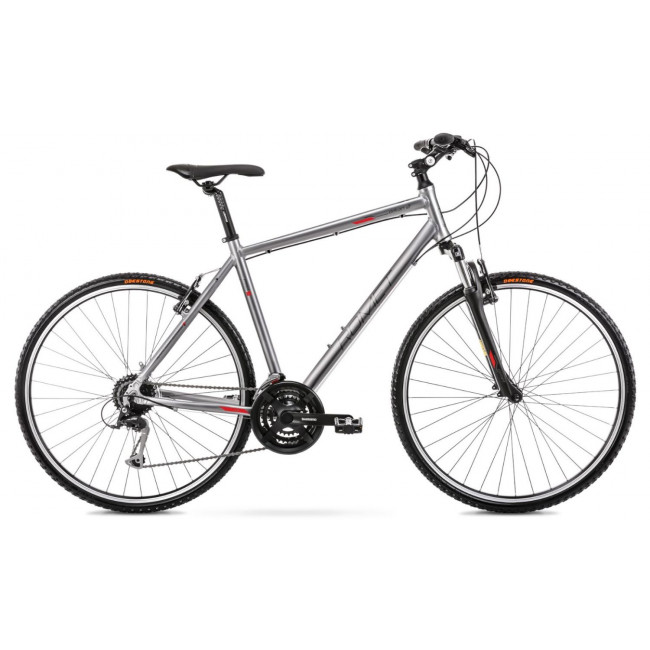 Velosipēds Romet Orkan 2 M 28" 2022 graphite-red