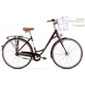 Velosipēds Romet Pop Art Lux 28" Alu 2022 bordo mat