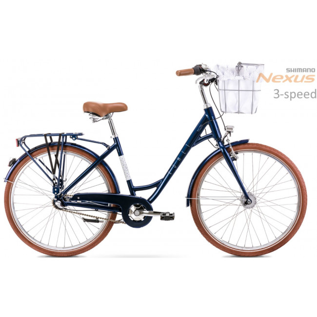 Velosipēds Romet Pop Art Classic 28" Alu 2022 blue mat