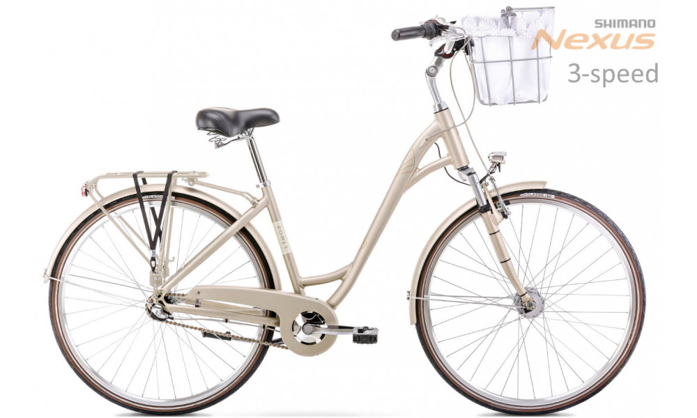 Velosipēds Romet Art Deco Classic 28" Alu 2022 champagne 