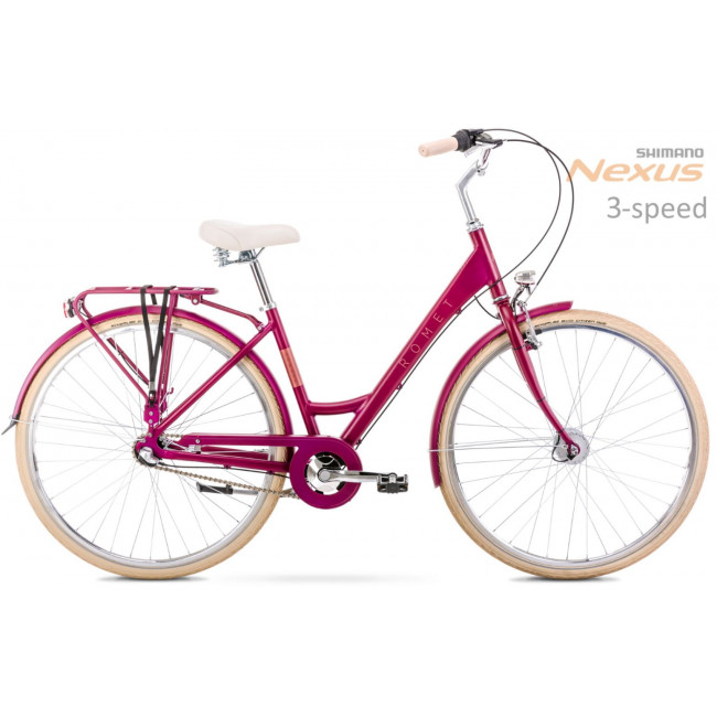 Velosipēds Romet Sonata Classic 28" Alu 2022 pink