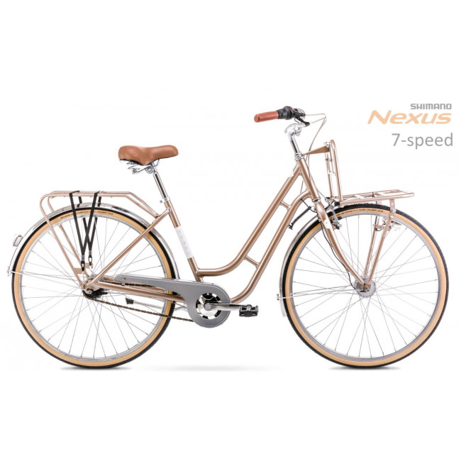 Velosipēds Romet Luiza Lux 28" Alu 2022 cream