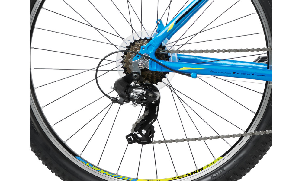 Velosipēds Romet Rambler R6.0 JR 26" 2023 blue-green-black - 7